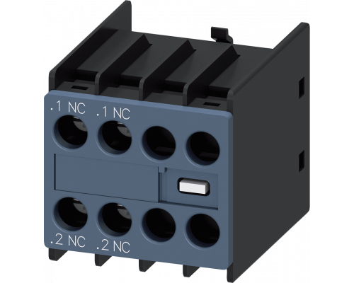 Siemens 3RH2911-1HA02 Модуль блок-контактов 2нз: 1нз, 1нз, для коммутации электродвигателей S00-S2 Siemens 3RH2911-1HA02 Модуль блок-контактов 2нз: 1нз, 1нз, для коммутации электродвигателей S00-S2