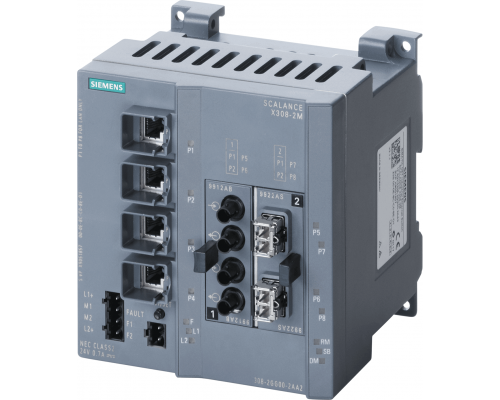 Siemens 6GK5308-2FN10-2AA3 Управляемый коммутатор Scalance X308-2, 7x10/100 мбит/c, 1x10/100/1000 мбит/c, 2x1000 мбит/c Siemens 6GK5308-2FN10-2AA3 Управляемый коммутатор Scalance X308-2, 7x10/100 мбит/c, 1x10/100/1000 мбит/c, 2x1000 мбит/c