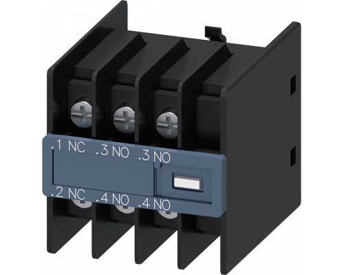 Siemens 3RH2911-4HA21 Модуль блок-контактов, 2но+1нз: 1нз, 1но, 1но, для коммутации электродвигателей Siemens 3RH2911-4HA21 Модуль блок-контактов, 2но+1нз: 1нз, 1но, 1но, для коммутации электродвигателей