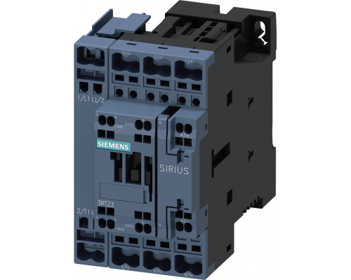 Siemens 3RT2327-2BG40 Контактор, 33 кВт/400 В, 50 А, 1NO+1NC, 4NO, 4 полюса, S0, пружинные клеммы Siemens 3RT2327-2BG40 Контактор, 33 кВт/400 В, 50 А, 1NO+1NC, 4NO, 4 полюса, S0, пружинные клеммы