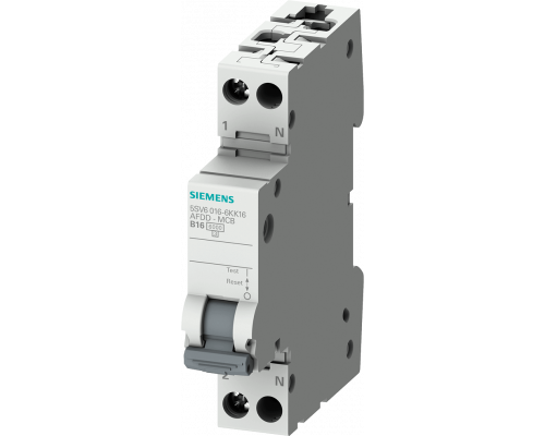 Siemens 5SV6016-7KK16 Комбинация УОДП-Авт. выключатель 230V, 6kA, 2-пол., C, 16A компактн. (1-мод.) Siemens 5SV6016-7KK16 Комбинация УОДП-Авт. выключатель 230V, 6kA, 2-пол., C, 16A компактн. (1-мод.)