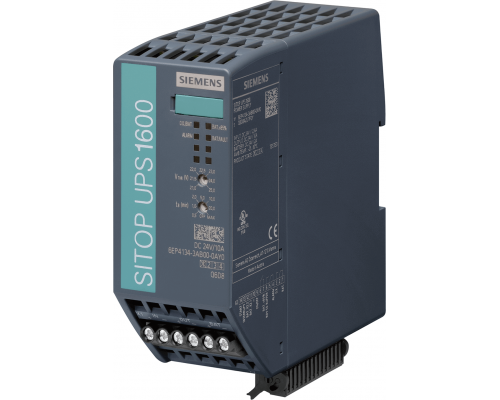 Siemens 6EP4134-3AB00-0AY0 Блок бесперебойного питания, вход DC 24V, выход DC 24V/10A, Siemens Sitop ups1600 Siemens 6EP4134-3AB00-0AY0 Блок бесперебойного питания, вход DC 24V, выход DC 24V/10A, Siemens Sitop ups1600