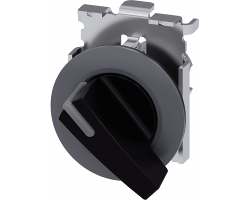 Siemens 3SU1062-2EC10-0AA0 Рычажный переключатель с подсветкой, 30 мм, кругл., черный, длинная рукоятка, фронтальное кольцо Siemens 3SU1062-2EC10-0AA0 Рычажный переключатель с подсветкой, 30 мм, кругл., черный, длинная рукоятка, фронтальное кольцо