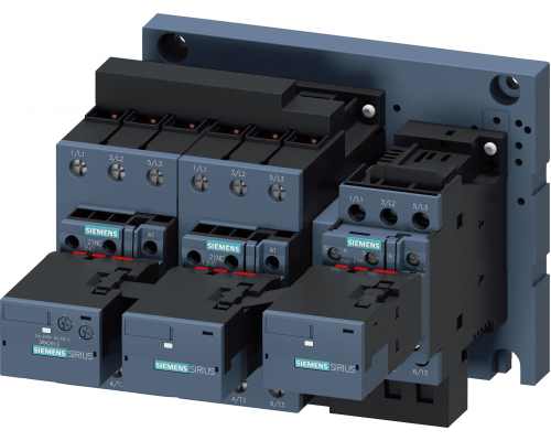 Siemens 3RA2435-8XF32-1NB3 Сборка для подключения по схеме звезда-треугольник, 37 кВт, 400 В, S2 Siemens 3RA2435-8XF32-1NB3 Сборка для подключения по схеме звезда-треугольник, 37 кВт, 400 В, S2