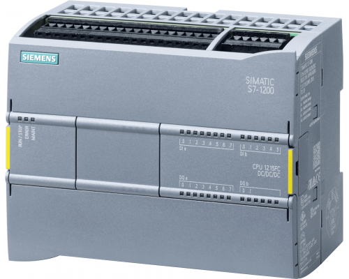 Siemens 6ES7215-1AF40-0XB0 Компактное ЦПУ Simatic S7-1200F CPU 1215 FC DC/DC/DC, 2 порта PROFINET, память 150 кб Siemens 6ES7215-1AF40-0XB0 Компактное ЦПУ Simatic S7-1200F CPU 1215 FC DC/DC/DC, 2 порта PROFINET, память 150 кб