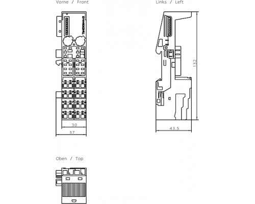 Siemens 6ES7193-4CG20-0AA0 Терминальный модуль TM-E30S44-01 для Simatic DP, ET 200S, 4x4 контакта Siemens 6ES7193-4CG20-0AA0 Терминальный модуль TM-E30S44-01 для Simatic DP, ET 200S, 4x4 контакта