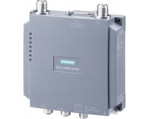 Siemens 6GK5778-1GY00-0AA0 Точка доступа Iwlan, Scalance W778-1 M12, 1 радио, 2 порта антенн N-Con, поддержка функций через ключ-плагин Siemens 6GK5778-1GY00-0AA0 Точка доступа Iwlan, Scalance W778-1 M12, 1 радио, 2 порта антенн N-Con, поддержка функций через ключ-плагин