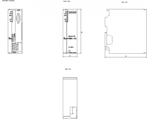Siemens 6ES7153-2BA10-0XB0 Интерфейсный модуль Simatic dp IM 153-2 High Feature для ET 200M, поддержка до 12 модулей S7-300, резервирование, временные метки, спец.функции Siemens 6ES7153-2BA10-0XB0 Интерфейсный модуль Simatic dp IM 153-2 High Feature для ET 200M, поддержка до 12 модулей S7-300, резервирование, временные метки, спец.функции