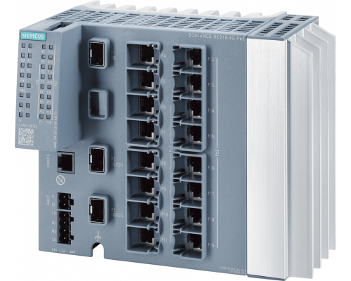 Siemens 6GK5216-3RS00-2AC2 Промышленный коммутатор, 16 портов RJ45, 3 SFP+, PoE, 24В, -40°C до +60°C Siemens 6GK5216-3RS00-2AC2 Промышленный коммутатор, 16 портов RJ45, 3 SFP+, PoE, 24В, -40°C до +60°C