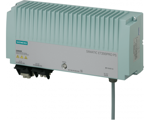 Siemens 6ES7148-4PC00-0HA0 Блок питания Simatic ET200PRO PS, класс защиты I, вход 3х ~400-480 В, выход = 24 В / 8 А Siemens 6ES7148-4PC00-0HA0 Блок питания Simatic ET200PRO PS, класс защиты I, вход 3х ~400-480 В, выход = 24 В / 8 А