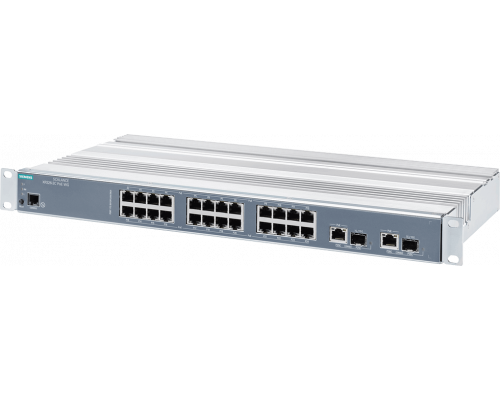 Siemens 6GK5326-2QS00-3RR3 Управляемый коммутатор Scalance XR326-2C PoE WG для 19" стойки с 24 портами RJ45 и 2 портами 10Gbit/s Siemens 6GK5326-2QS00-3RR3 Управляемый коммутатор Scalance XR326-2C PoE WG для 19" стойки с 24 портами RJ45 и 2 портами 10Gbit/s
