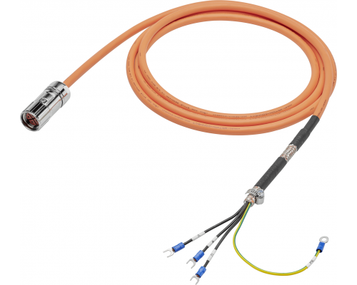 Siemens 6FX3002-5CL12-1AF0 Силовой кабель предварительно собранный 4x 2,5 для двигателя s-1fl6 hi 400 v, V70/V90, Motion Connect 300 Siemens 6FX3002-5CL12-1AF0 Силовой кабель предварительно собранный 4x 2,5 для двигателя s-1fl6 hi 400 v, V70/V90, Motion Connect 300