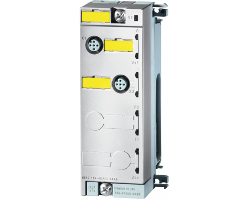 Siemens 6ES7194-4DA00-0AA0 Соединительный модуль Simatic DP, ET200PRO для модуля Fail-Safe F-Switch ProfiSafe Siemens 6ES7194-4DA00-0AA0 Соединительный модуль Simatic DP, ET200PRO для модуля Fail-Safe F-Switch ProfiSafe