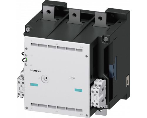 Siemens 3TF6844-0CF7 Контактор, 3-полюсный, 335 кВт, 400/380 В, с дополнительными контактами и управлением переменным током Siemens 3TF6844-0CF7 Контактор, 3-полюсный, 335 кВт, 400/380 В, с дополнительными контактами и управлением переменным током