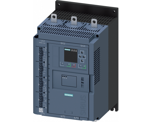 Siemens 3RW5535-2HA14 Устройство плавного пуска с током до 143 А (CLASS 10 E) и питанием 110-250 В AC Siemens 3RW5535-2HA14 Устройство плавного пуска с током до 143 А (CLASS 10 E) и питанием 110-250 В AC