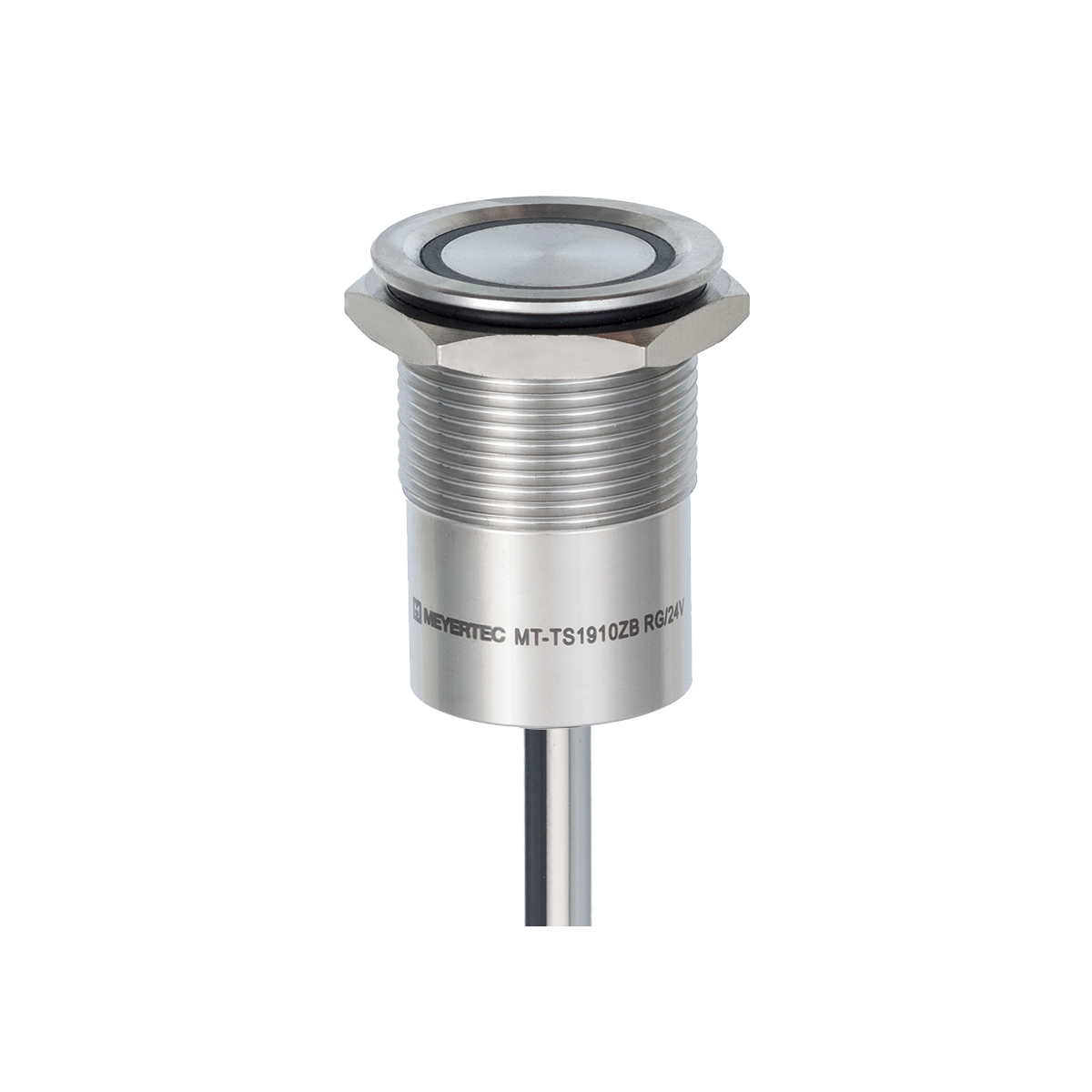 MT-TS1910ZBRG Кнопка сенсорная с подсветкой (красная/зеленая), Ø19 мм, NO, с фиксацией, NPN, 24В DC, IP68 MT-TS1910ZBRG Кнопка сенсорная с подсветкой (красная/зеленая), Ø19 мм, NO, с фиксацией, NPN, 24В DC, IP68