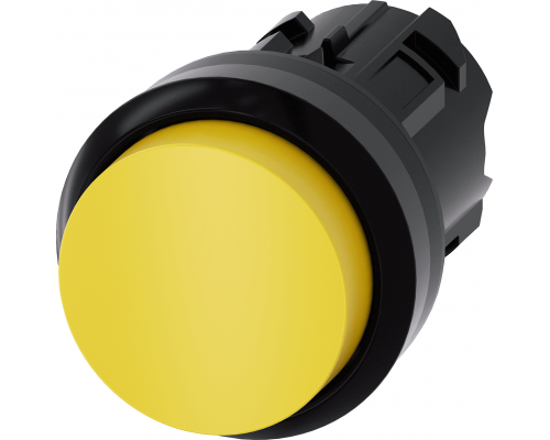 Siemens 3SU1000-0BB30-0AA0 Актуатор кнопки, 22mm, кругл., пластик, кнопка жёлтая выступающая, без фиксации Siemens 3SU1000-0BB30-0AA0 Актуатор кнопки, 22mm, кругл., пластик, кнопка жёлтая выступающая, без фиксации
