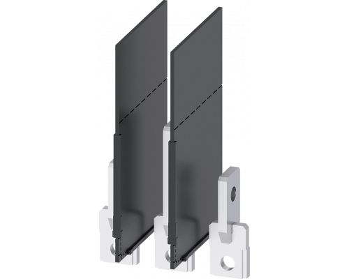 Siemens 3VA9153-0QD00 Передние соединительные пластины изогнуты на ребро для 3VA1 100/160 Siemens 3VA9153-0QD00 Передние соединительные пластины изогнуты на ребро для 3VA1 100/160