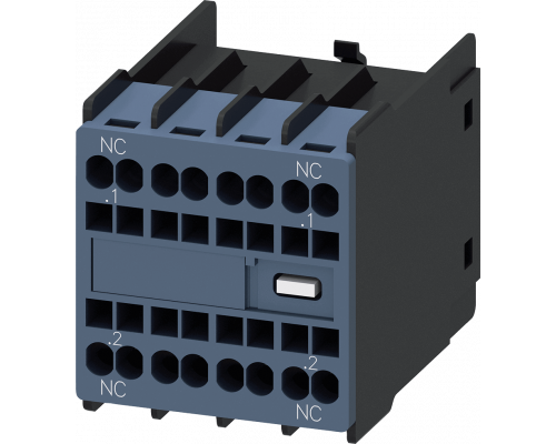 Siemens 3RH2911-2NF02 Модуль блок-контактов для коммутации электродвигателей, типоразмер s00 и s0, пружинные клеммы Siemens 3RH2911-2NF02 Модуль блок-контактов для коммутации электродвигателей, типоразмер s00 и s0, пружинные клеммы