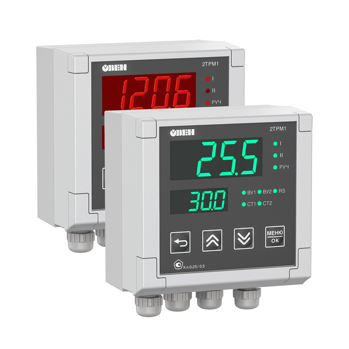 ОВЕН 2ТРМ1 погодозависимый двухканальный регулятор с RS-485 ОВЕН 2ТРМ1 погодозависимый двухканальный регулятор с RS-485