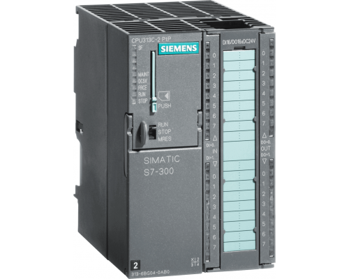 Siemens 6ES7313-6BG04-0AB0 Компактное ЦПУ Simatic S7-300 CPU 313C-2 PTP с интерфейсом MPI, 16 DI/16 DO, 3 счётчика, RS485, 24В Siemens 6ES7313-6BG04-0AB0 Компактное ЦПУ Simatic S7-300 CPU 313C-2 PTP с интерфейсом MPI, 16 DI/16 DO, 3 счётчика, RS485, 24В