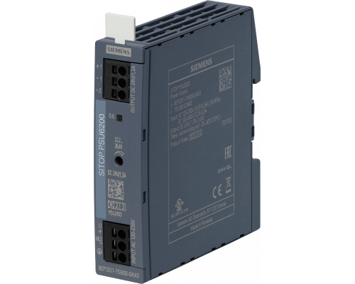 Siemens 6EP3331-7SB00-0AX0 Стабилизированный блок питания, 24 В, 1.3 А, вход 120-230 В, выход 24 В/1.3 А Siemens 6EP3331-7SB00-0AX0 Стабилизированный блок питания, 24 В, 1.3 А, вход 120-230 В, выход 24 В/1.3 А