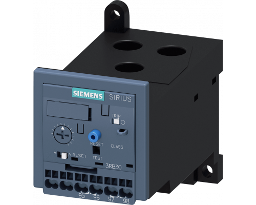 Siemens 3RB3036-1WX1 Реле перегрузки для электродвигателя, 20…80 А, типоразмер s2, класс 10е Siemens 3RB3036-1WX1 Реле перегрузки для электродвигателя, 20…80 А, типоразмер s2, класс 10е
