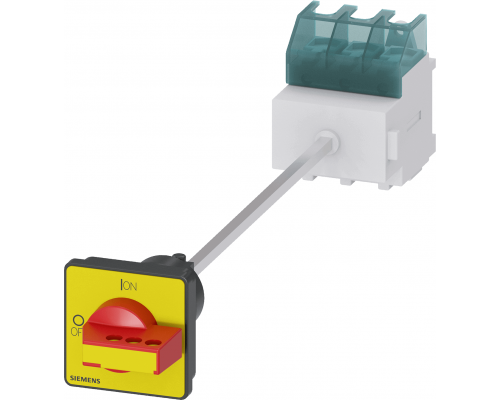 Siemens 3LD2517-0TK13 Главный выключатель 3-полюсный, номинальный ток 63А, категория применения AC-23A, напряжение 400В Siemens 3LD2517-0TK13 Главный выключатель 3-полюсный, номинальный ток 63А, категория применения AC-23A, напряжение 400В