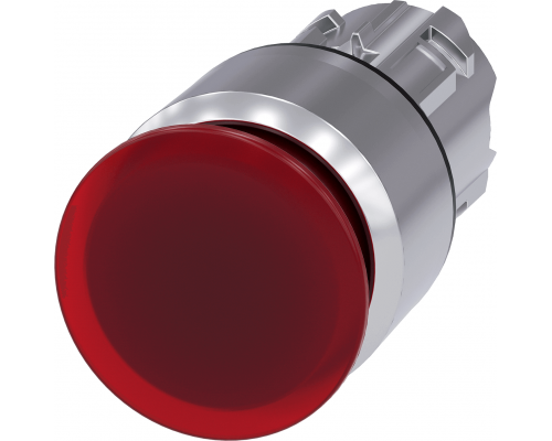 Siemens 3SU1051-1AA20-0AA0 Актуатор грибовидной кнопки с подсветкой, 22 мм, круглый, глянцевый металл, красная кнопка, 30 мм Siemens 3SU1051-1AA20-0AA0 Актуатор грибовидной кнопки с подсветкой, 22 мм, круглый, глянцевый металл, красная кнопка, 30 мм