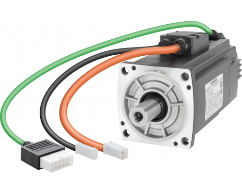 Siemens 1FL6042-2AF21-1AB1 Электродвигатель, напряжение 230 В, мощность 0,75 кВт, момент 2,39 Нм, скорость 3000 об/мин, вал высотой 40 мм, энкодер инкрементальный TTL 2500 ppr, шпоночный вал, защита IP65, маслоотвод Siemens 1FL6042-2AF21-1AB1 Электродвигатель, напряжение 230 В, мощность 0,75 кВт, момент 2,39 Нм, скорость 3000 об/мин, вал высотой 40 мм, энкодер инкрементальный TTL 2500 ppr, шпоночный вал, защита IP65, маслоотвод