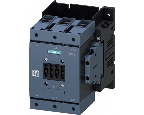Siemens 3RT1054-1LA06 Контактор 55 кВт, 400 В, AC-3, с дополнительными контактами 2НО+2НЗ, типоразмер S6 Siemens 3RT1054-1LA06 Контактор 55 кВт, 400 В, AC-3, с дополнительными контактами 2НО+2НЗ, типоразмер S6