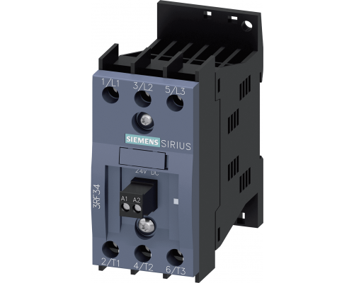 Siemens 3RF3405-1BB26 Полупроводниковый контактор 3RF3 AC53 5.2A, 40°C, 48-600V, 110-230V AC, мгновенная коммутация Siemens 3RF3405-1BB26 Полупроводниковый контактор 3RF3 AC53 5.2A, 40°C, 48-600V, 110-230V AC, мгновенная коммутация