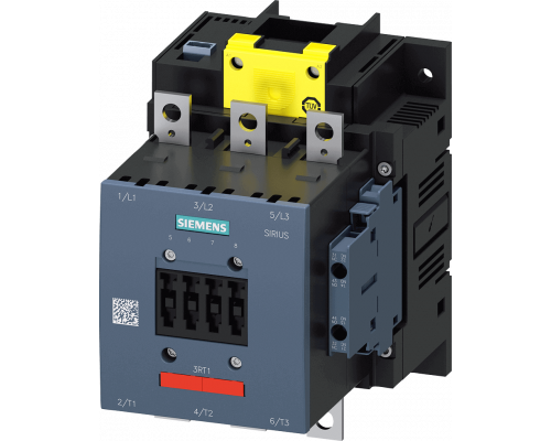 Siemens 3RT1456-6SF36-3PA0 Контактор, ac-1, 275 А/690 В/40 °C, S6, трехполюсный, 96–127 В ac/dc, F-PLC-in, с варистором Siemens 3RT1456-6SF36-3PA0 Контактор, ac-1, 275 А/690 В/40 °C, S6, трехполюсный, 96–127 В ac/dc, F-PLC-in, с варистором