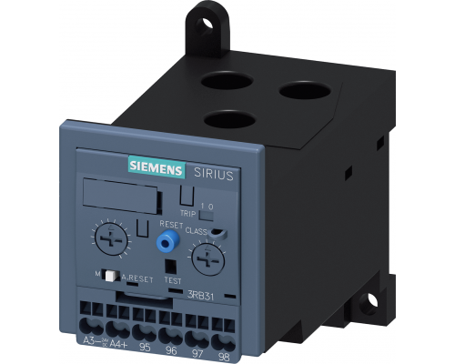 Siemens 3RB3133-4WX1 Реле перегрузки для электродвигателя, диапазон токов 20…80 А, типоразмер s2, класс 5е…30е Siemens 3RB3133-4WX1 Реле перегрузки для электродвигателя, диапазон токов 20…80 А, типоразмер s2, класс 5е…30е