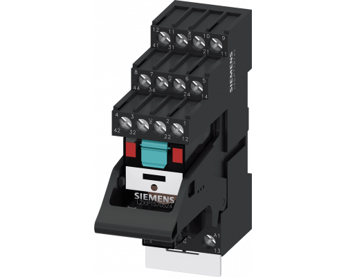 Siemens LZS:PT5B5T30 Комплектное втычное реле ac 230v, 4 п контакта, светодиод красный, цоколь с логическим разделением винтовые клеммы, 3.5 mm pinning Siemens LZS:PT5B5T30 Комплектное втычное реле ac 230v, 4 п контакта, светодиод красный, цоколь с логическим разделением винтовые клеммы, 3.5 mm pinning