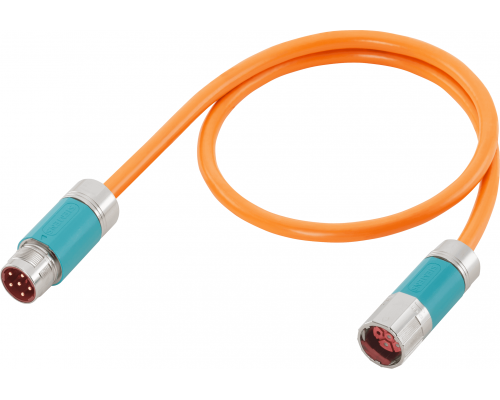 Siemens 6FX5002-5ME05-1BA0 Силовой кабель с разъемами, удлинитель базового кабеля 5da05 с M17 штекер UL/CSA Siemens 6FX5002-5ME05-1BA0 Силовой кабель с разъемами, удлинитель базового кабеля 5da05 с M17 штекер UL/CSA