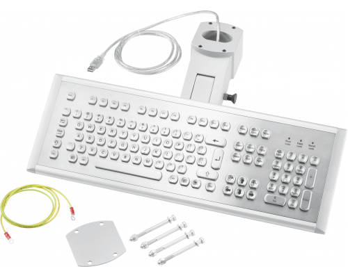 Siemens 6AV7674-1NE00-0AA0 Клавиатура из нержавеющей стали, цифровая раскладка, угол наклона, управление мышью Siemens 6AV7674-1NE00-0AA0 Клавиатура из нержавеющей стали, цифровая раскладка, угол наклона, управление мышью