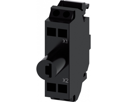 Siemens 3SU1401-2BB50-3AA0 Модуль подсветки, 24В AC/DC, синий свет, пружинные клеммы, для установки на днище поста управления Siemens 3SU1401-2BB50-3AA0 Модуль подсветки, 24В AC/DC, синий свет, пружинные клеммы, для установки на днище поста управления