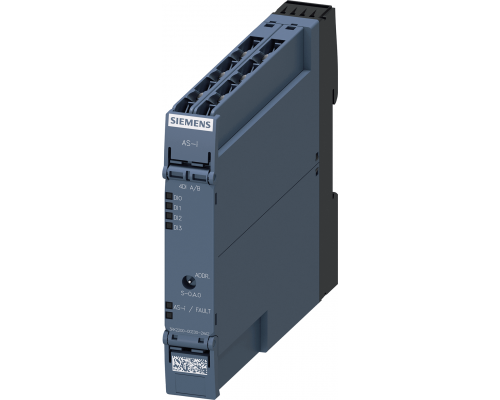 Siemens 3RK2200-0CE00-2AA2 Модуль as-i slimline IP20, ведомое устройство A/B, 4 DI, Винтовые клеммы Siemens 3RK2200-0CE00-2AA2 Модуль as-i slimline IP20, ведомое устройство A/B, 4 DI, Винтовые клеммы