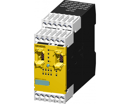 Siemens 3RK3111-1AA10 Модуль безопасности центральный 3RK3 для системы безопасности 3RK3 4/8 f-di, 1f-ro, 1 f-do Siemens 3RK3111-1AA10 Модуль безопасности центральный 3RK3 для системы безопасности 3RK3 4/8 f-di, 1f-ro, 1 f-do