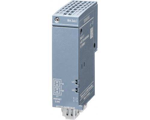 Siemens 6ES7193-6AG00-0AA0 Сетевой адаптер для Simatic ET 200SP, 2x LC разъема, Profinet Siemens 6ES7193-6AG00-0AA0 Сетевой адаптер для Simatic ET 200SP, 2x LC разъема, Profinet