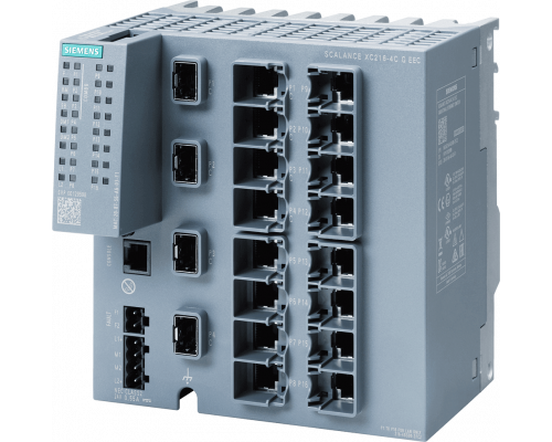 Siemens 6GK5216-4GS00-2FC2 Управляемый промышленный коммутатор с поддержкой Gigabit и расширенным температурным диапазоном Siemens 6GK5216-4GS00-2FC2 Управляемый промышленный коммутатор с поддержкой Gigabit и расширенным температурным диапазоном