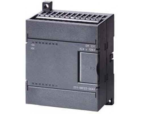 Siemens 6ES7231-7PD22-0XA8 Аналоговый входной модуль SIMATIC S7-200 CN, 4 канала, +/-80 мВ, термопары J, K, S, T, R, E, N Siemens 6ES7231-7PD22-0XA8 Аналоговый входной модуль SIMATIC S7-200 CN, 4 канала, +/-80 мВ, термопары J, K, S, T, R, E, N