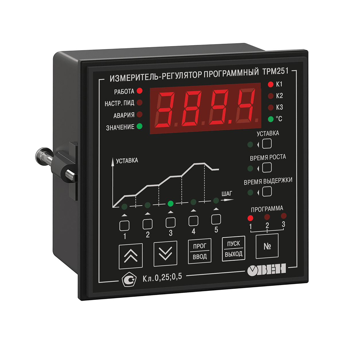 ОВЕН ТРМ251 ПИД-регулятор с пошаговыми программами и RS-485 ОВЕН ТРМ251 ПИД-регулятор с пошаговыми программами и RS-485