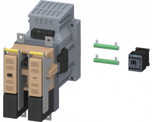 Siemens 3TC5617-0LF4 Контактор размер 12, 2-полюс, DC-3, 170A при 750V, с дополнительными контактами и диапазоном уставок Siemens 3TC5617-0LF4 Контактор размер 12, 2-полюс, DC-3, 170A при 750V, с дополнительными контактами и диапазоном уставок