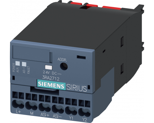 Siemens 3RA2712-2AA00 Функциональный модуль для as-i, прямой пуск, монтаж на контакторы 3rt2 s00/ s0 Siemens 3RA2712-2AA00 Функциональный модуль для as-i, прямой пуск, монтаж на контакторы 3rt2 s00/ s0