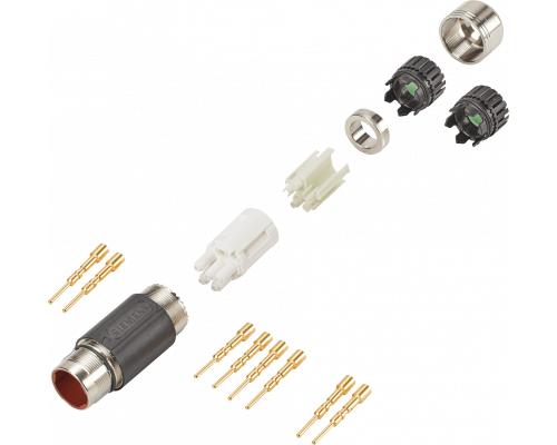 Siemens 6FX2003-0LA00 Силовой штекер, типоразмер 1, 6-пол. штифтовая часть, резьба, 1 изол. элемент, 8 конт. (1-2,5 мм2), 2 зажима Siemens 6FX2003-0LA00 Силовой штекер, типоразмер 1, 6-пол. штифтовая часть, резьба, 1 изол. элемент, 8 конт. (1-2,5 мм2), 2 зажима