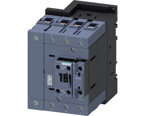 Siemens 3RT2545-1AP60 Силовой контактор, AC-3 80A, 37 кВт/400 В, 2 но + 2 НЗ 220 В AC, 50/60 Гц, 4-полюсн. Siemens 3RT2545-1AP60 Силовой контактор, AC-3 80A, 37 кВт/400 В, 2 но + 2 НЗ 220 В AC, 50/60 Гц, 4-полюсн.