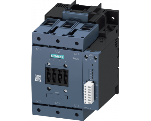 Siemens 3RT1054-1PF35 Контактор 55 кВт, 400 В, AC-3, AC/DC, Uc 96-127 В, 3 полюса Siemens 3RT1054-1PF35 Контактор 55 кВт, 400 В, AC-3, AC/DC, Uc 96-127 В, 3 полюса