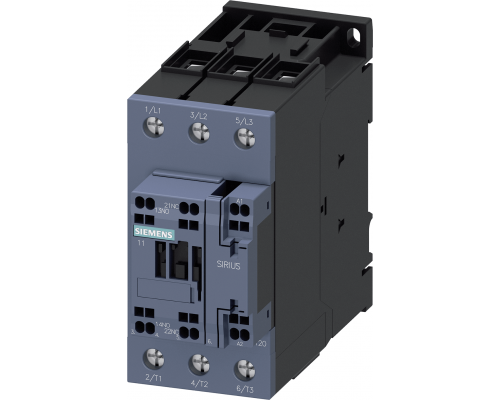 Siemens 3RT2035-3AR60 Силовой контактор, AC-3 40 A, 18,5 кВт/400 В 1 НО + 1 НЗ, AC 400 В AC (50–60 Гц) Siemens 3RT2035-3AR60 Силовой контактор, AC-3 40 A, 18,5 кВт/400 В 1 НО + 1 НЗ, AC 400 В AC (50–60 Гц)